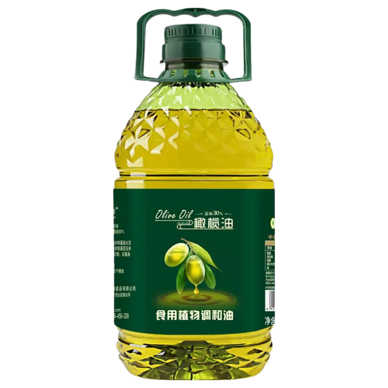 胖东来 代购100%西班牙进口特级初榨橄榄油0脂肪减肥0添加10斤食用油炒菜 健
