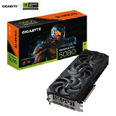 5号20点：Gigabyte 技嘉 风魔 GeForce RTX 5080 WindForce OC SFF 16G DLSS4 显卡 8257.51元 包