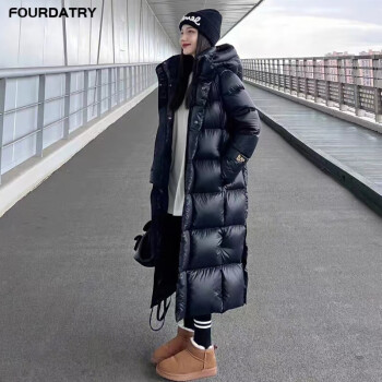 FOURDATRY 长款超厚黑金羽绒服男女同款 ￥269