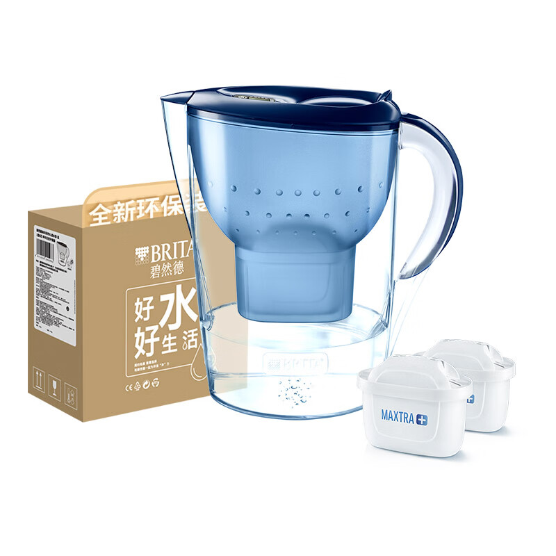 以旧换新补贴：BRITA 碧然德 净水壶 海洋系列 3.5L蓝色1壶3芯 106.8元（需买2件