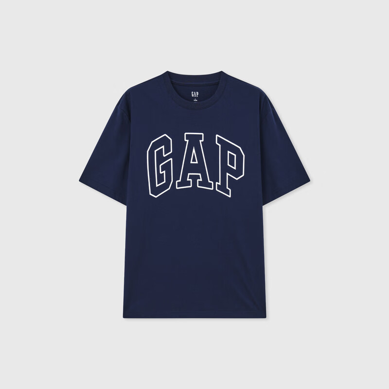 Gap 盖璞 男士撞色logo圆领短袖T恤 544465 89元包邮（需用券）