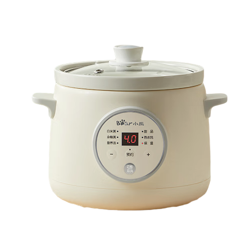 小熊 DDG-E15K2 电炖锅 1.5L 白色