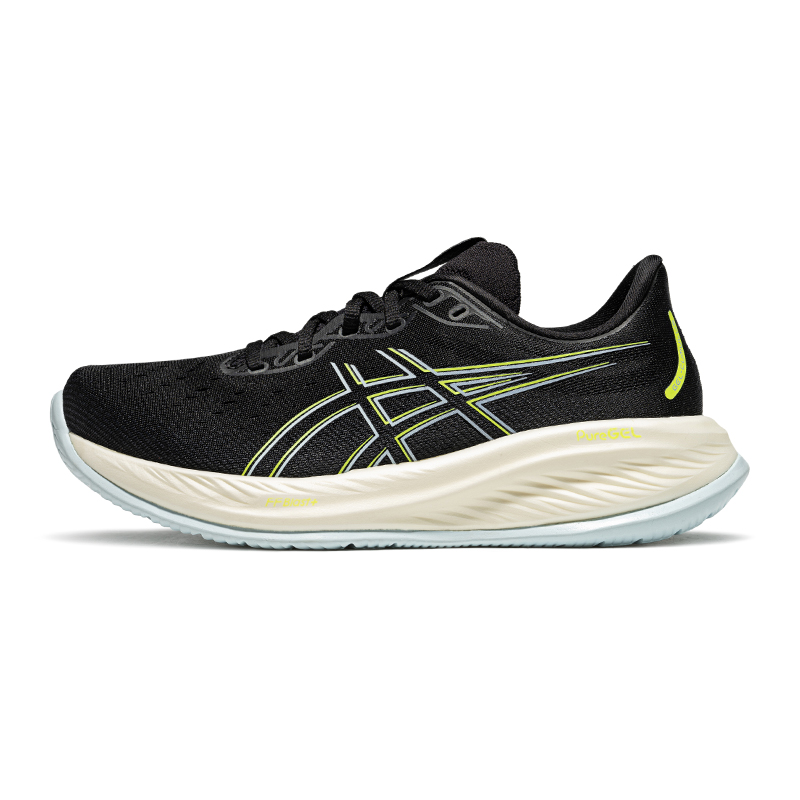 ASICS 亚瑟士 跑步鞋男鞋缓震运动鞋回弹耐磨透气跑鞋 GEL-CUMULUS 26 绿色/黄色 429.16元
