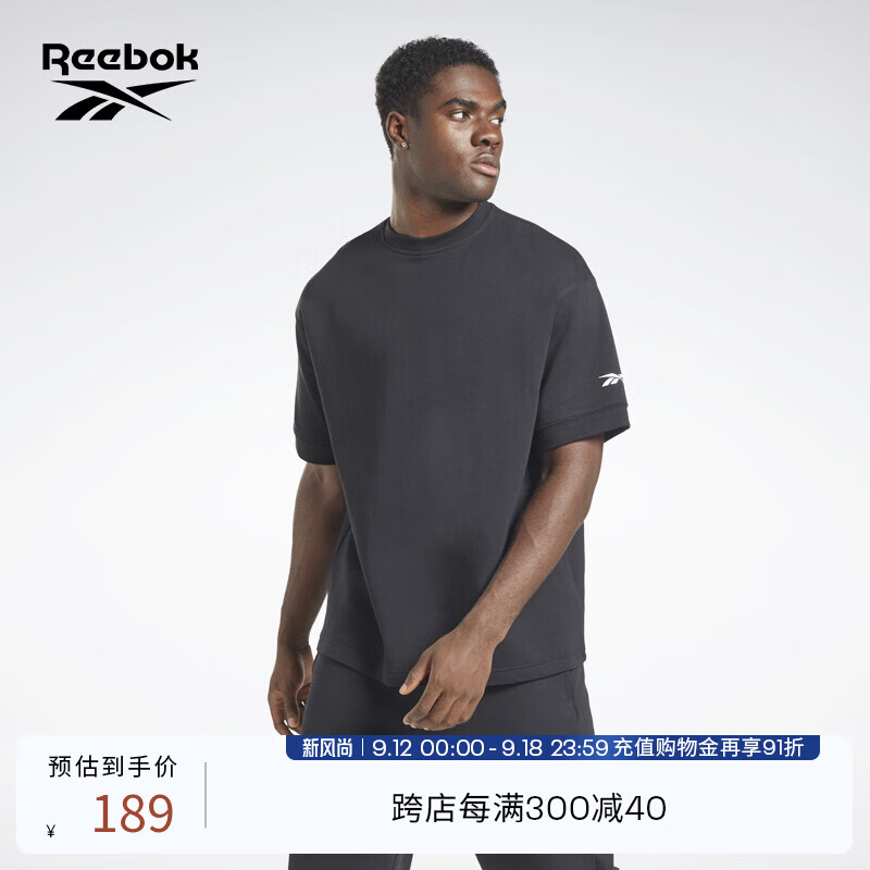 Reebok 锐步 官方男子TEE运动休闲舒适圆领短袖T恤HB72 HA8990 A/2XL 129元（需买3件