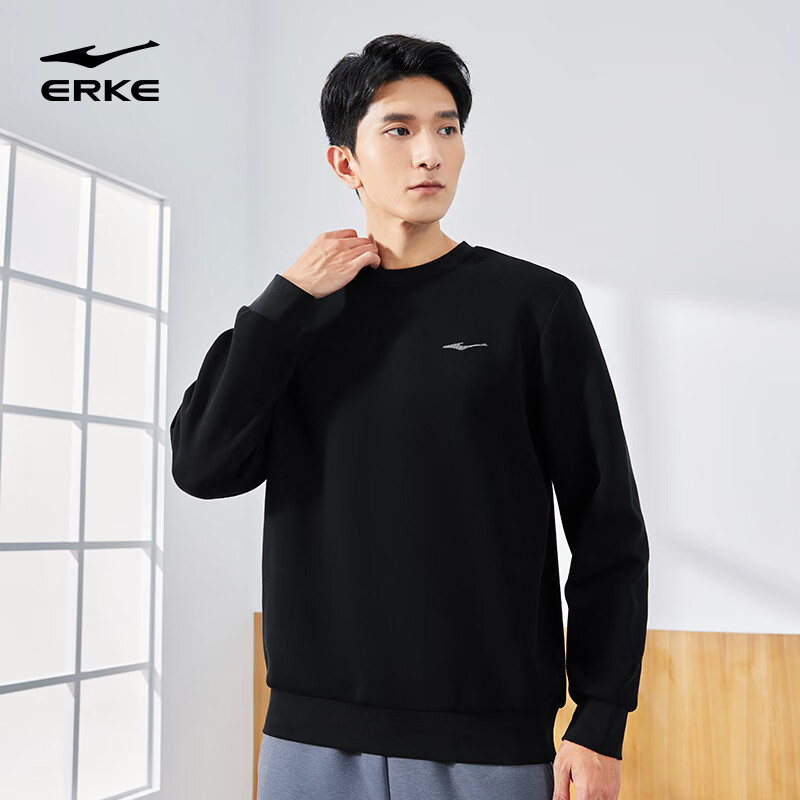 鸿星尔克 男士休闲卫衣 64元（需用券）