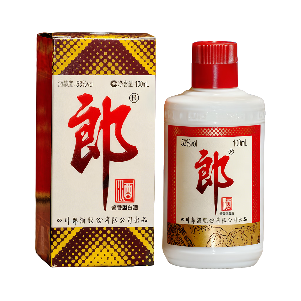 郎酒 郎牌普郎 53度 酱香型白酒 100mL 29元 - 86线报