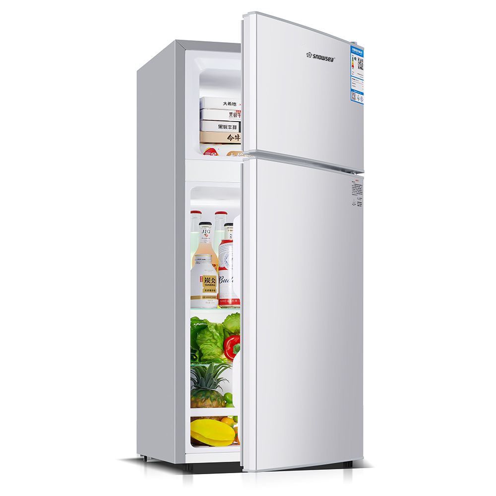 香雪海 小冰箱双开门冷藏箱冷冻柜家用宿舍租房客专用迷你小型冰箱 250.8元