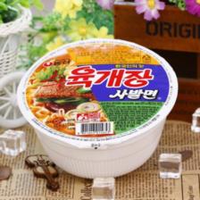 韩国进口，农心 牛肉碗面/泡菜碗面 6盒装 新低33.9元包邮