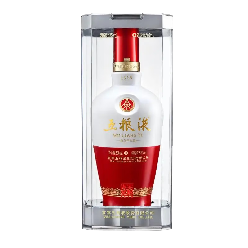 五粮液 1618 52° 浓香型白酒 500ml 828元