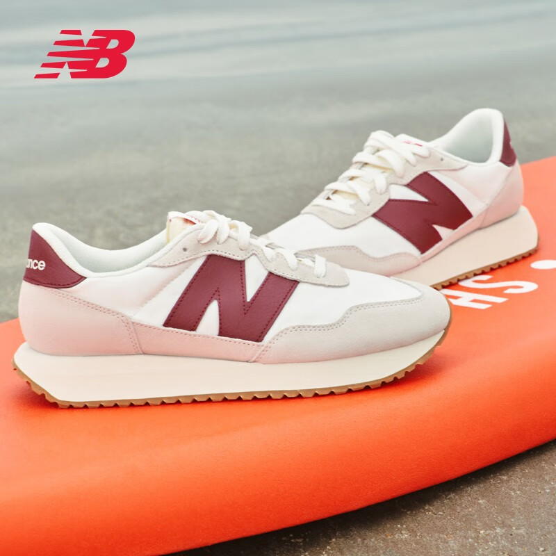 移动端、京东百亿补贴、PLUS会员：new balance 237系列 通用款休闲鞋 MS237SB 265.6