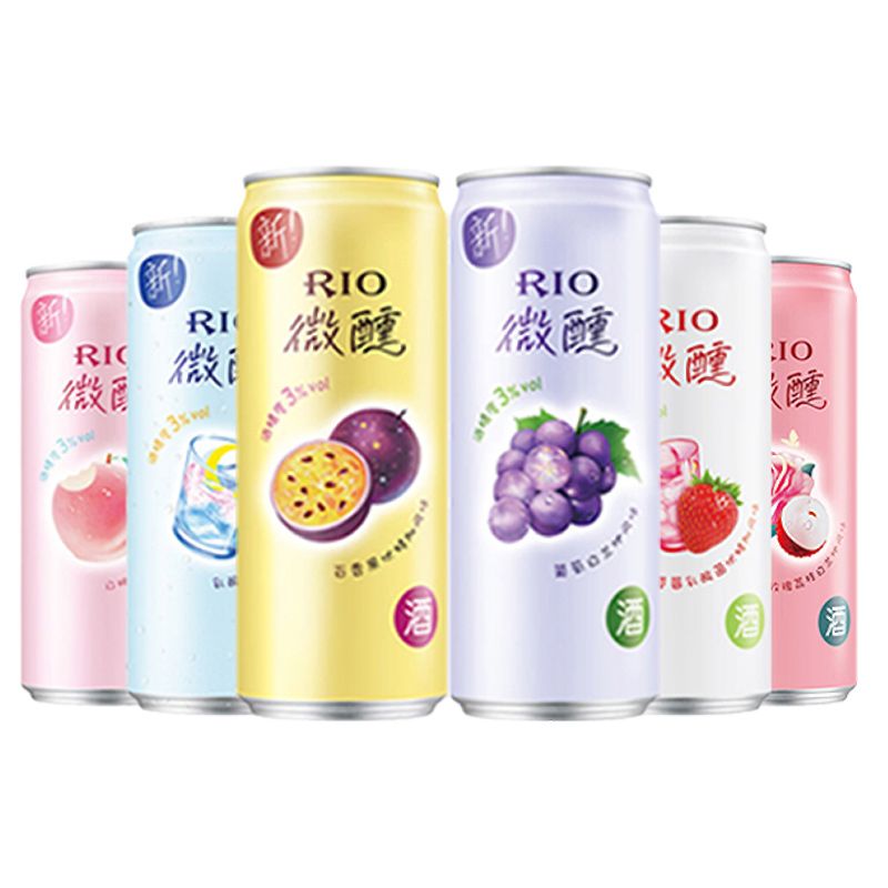 百亿补贴：RIO 锐澳 微醺3度预调鸡尾酒多口味组合330ml*6罐女生酒小酒 23.5元