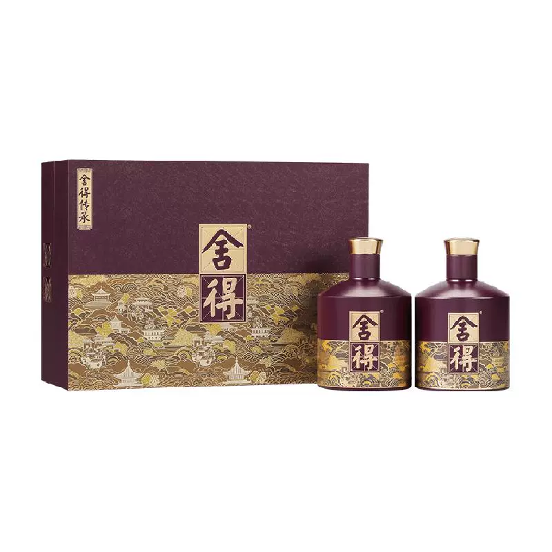 舍得 传承礼盒 52%vol 浓香型白酒 538ml*2瓶 ￥1188