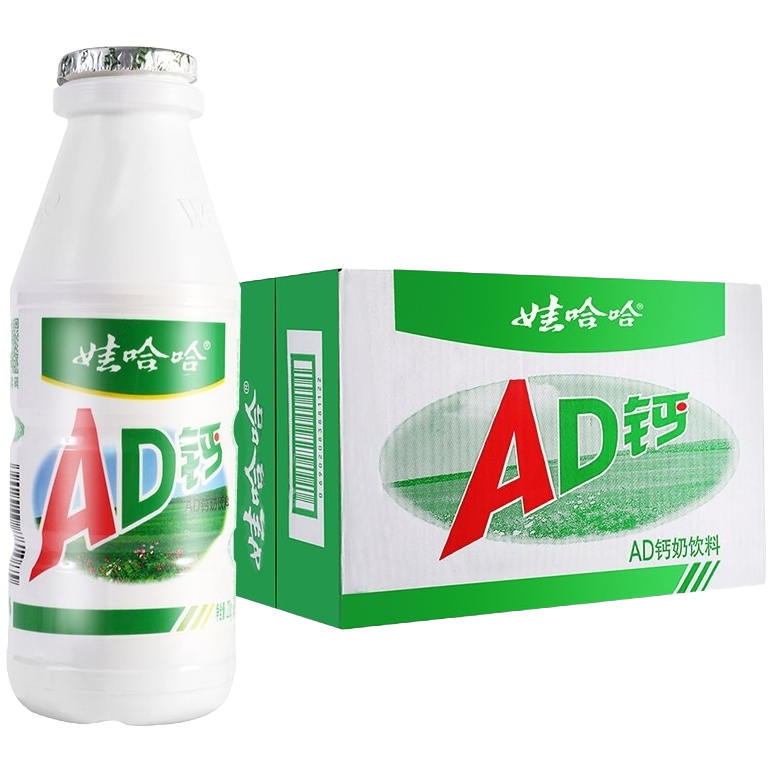 娃哈哈 AD钙奶220g*24瓶 33.9元