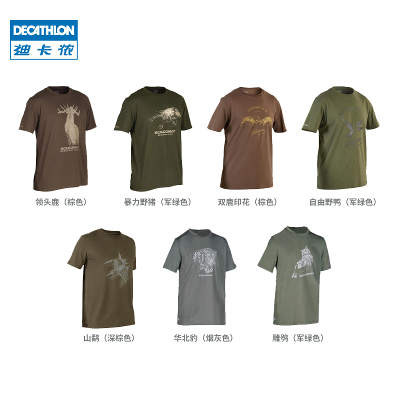 DECATHLON 迪卡侬 男士短袖T恤 8394694 39.9元