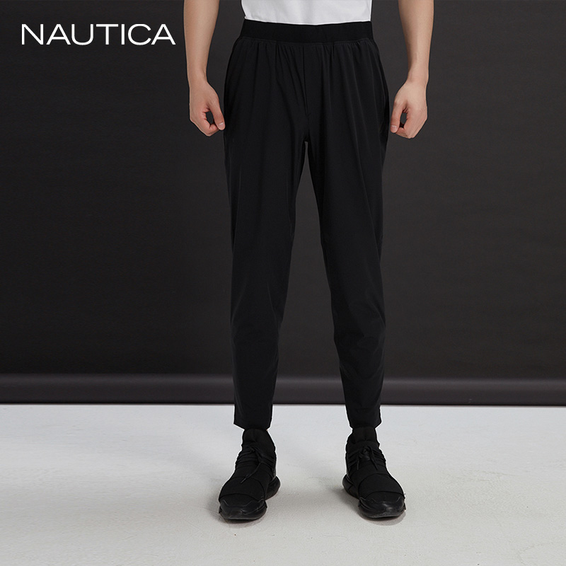 NAUTICA 诺帝卡 黑帆限量男装秋季直筒型轻盈运动风长裤PC02820TB 399.32元（需买