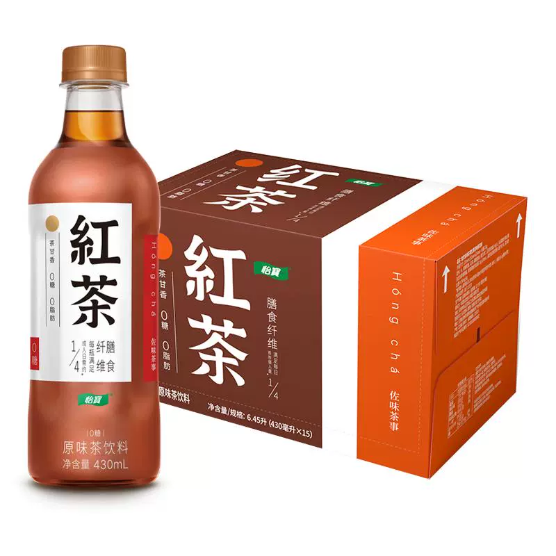 C'estbon 怡宝 茶饮料红茶430ml*15支/箱 ￥22.68