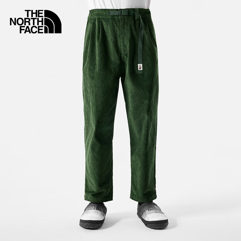 THE NORTH FACE 北面 休闲裤男户外舒适灯芯绒长裤81SG 绿色/I0P 36 ￥315.81