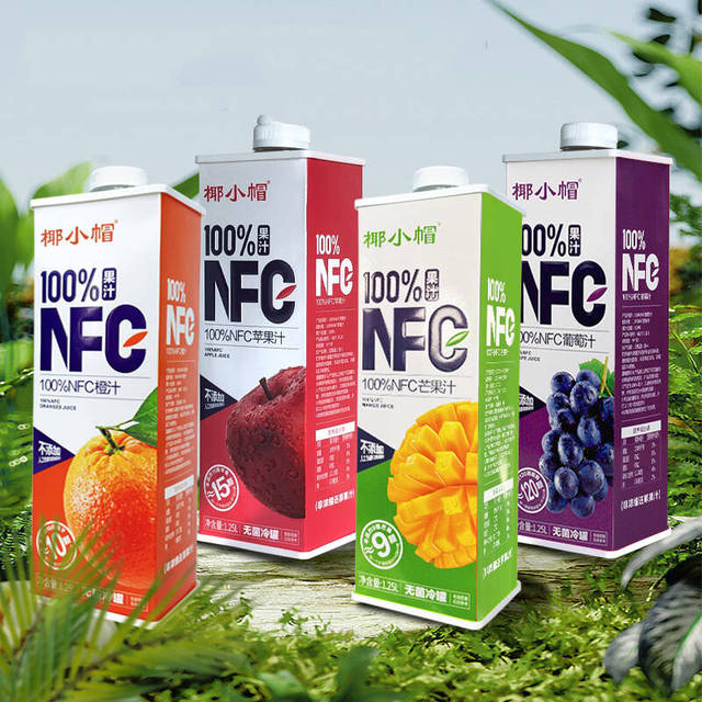 椰小帽 100%NFC果汁 1.25L*2瓶 19.9元包邮（需用券）