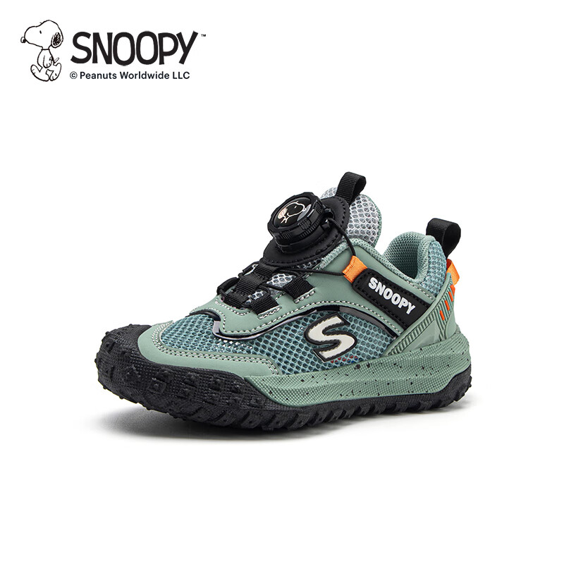SNOOPY 史努比 儿童旋转扣运动鞋（五色可选） 67.46元（需用券）