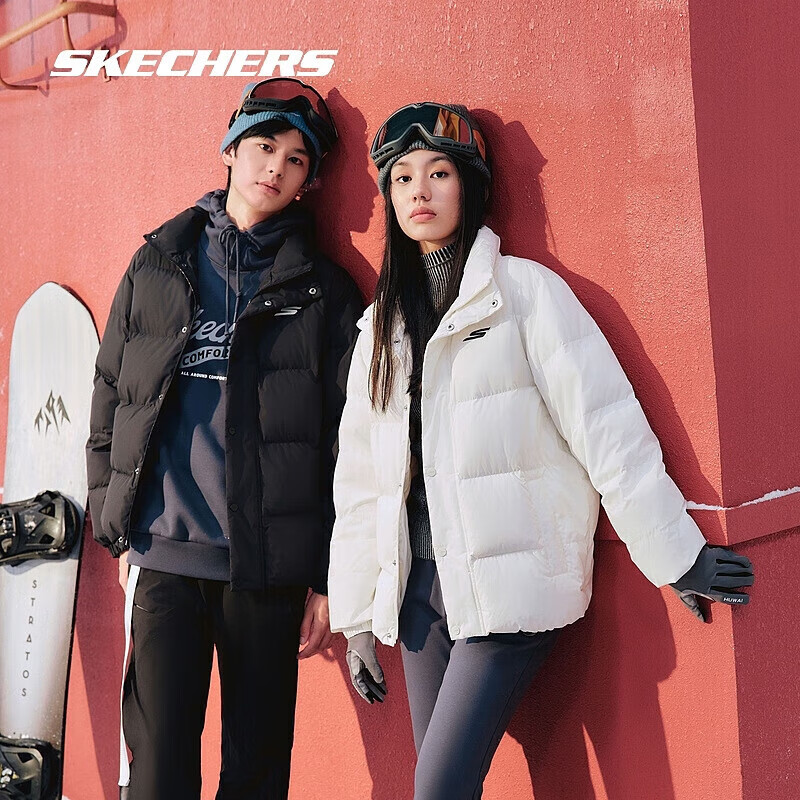 斯凯奇 男女三防保暖羽绒服 215元、包邮