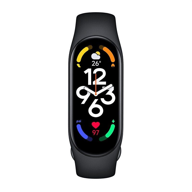 20点开始：Xiaomi 小米 手环7 标准版 智能手环 夜跃黑 TPU表带（血氧） 79元