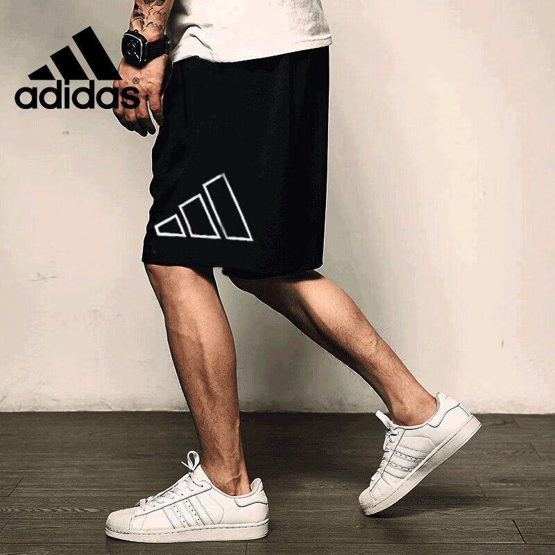 京东百亿补贴、PLUS会员：Adidas 阿迪达斯 休闲运动短裤 GT3018 77.22元包邮