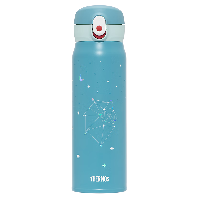 膳魔师(THERMOS)十二星座系列316不锈钢学生保温杯情侣生日礼物水杯子TCMC-550S 狮子座 550ml 64.6元包邮