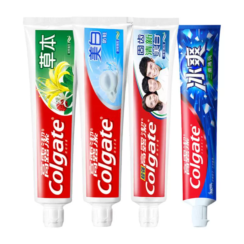 Colgate 高露洁 牙膏草本含氟全面防蛀亮白140克*3 ￥14.9