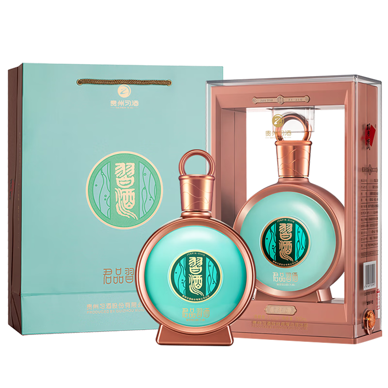 再降价 政府补贴 PLUS会员 习酒 君品 53° 酱香型白酒 500ml 641.25元