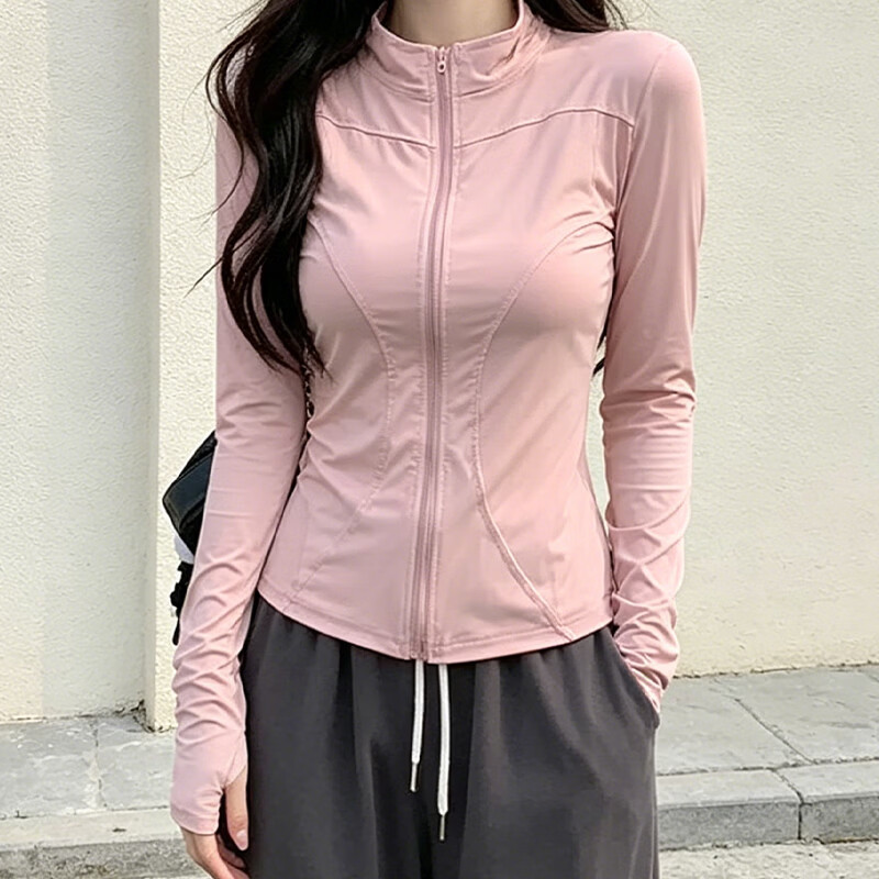 mikibobo 修身防晒衣防晒服UPF50+户外皮肤衣 33.9元（需用券）