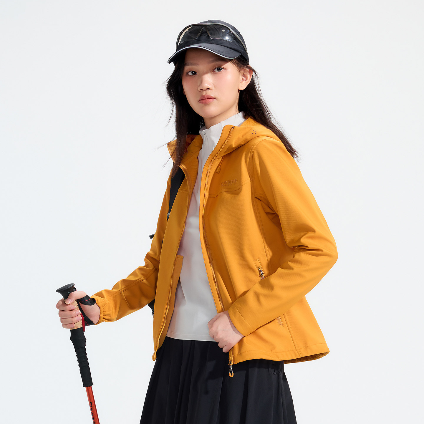88VIP会员：OUTDOOR PRODUCTS 2026秋季新款软壳外套加绒女户外防泼水保暖立领