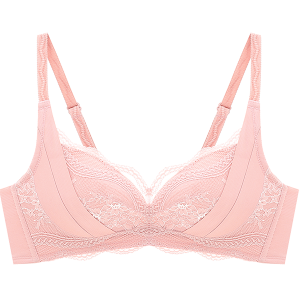 欧迪芬 塑型文胸薄款无钢圈舒适蕾丝调整型聚拢款 24.5元（需买2件，需用券