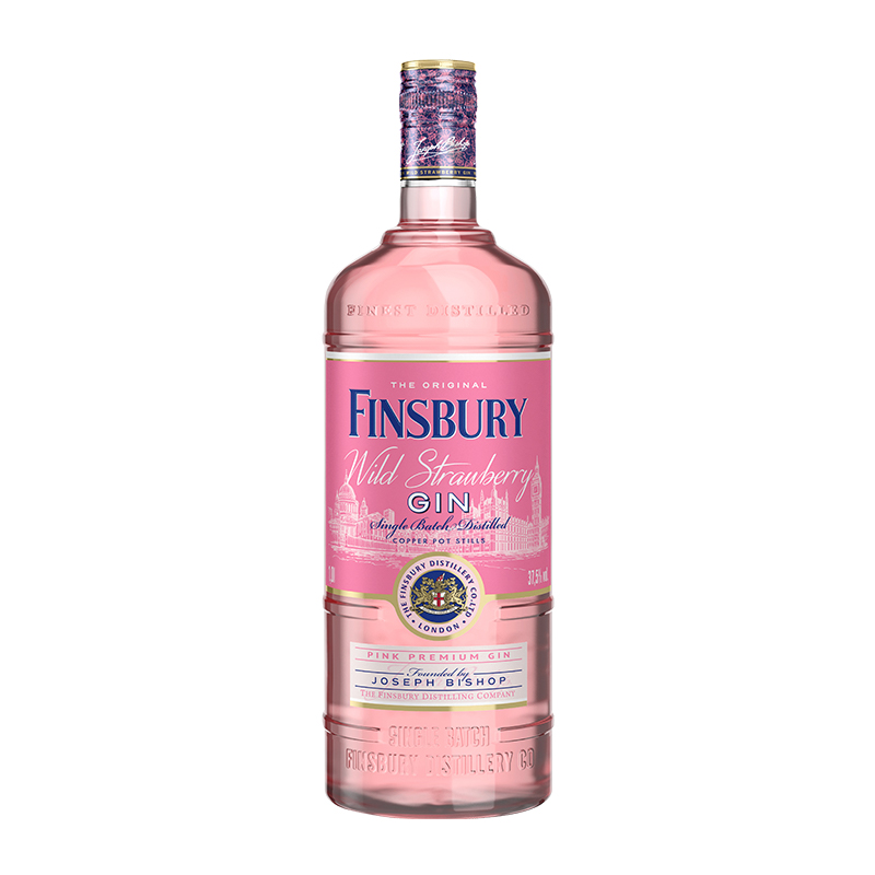 福宝 FINSBURY 野草莓杜松子粉红金酒 700ml 89.3元