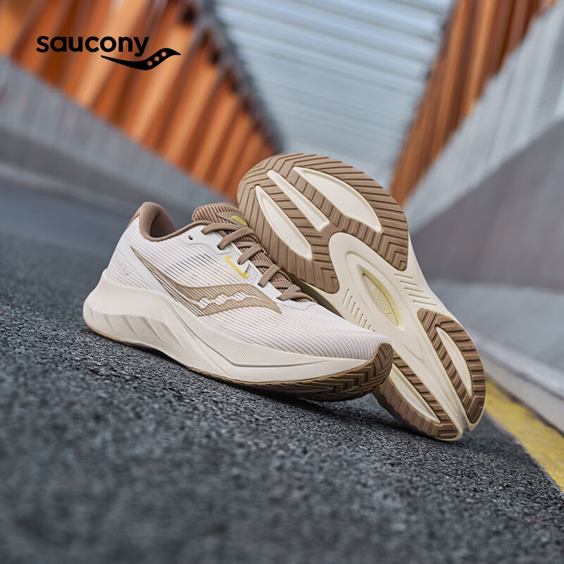 索康尼 saucony 浪潮2 男子跑鞋 米咖啡9 44.5 ￥345