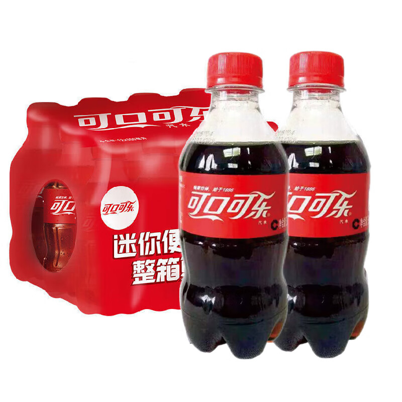 可口可乐（Coca-Cola）300ml 小瓶装 6瓶 8.93元