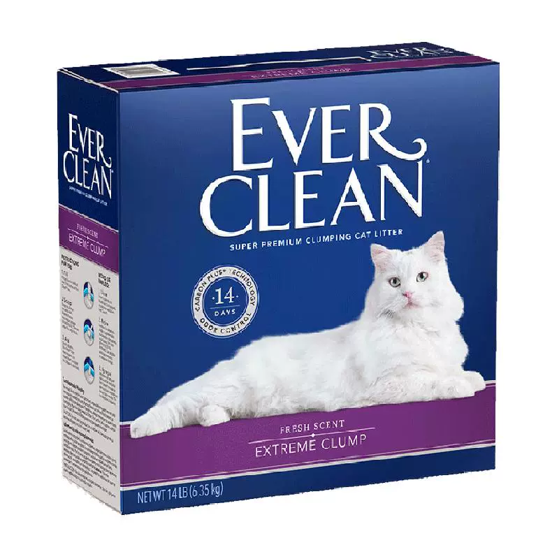 EVER CLEAN 铂钻 紫标 膨润土猫砂 ￥77.9