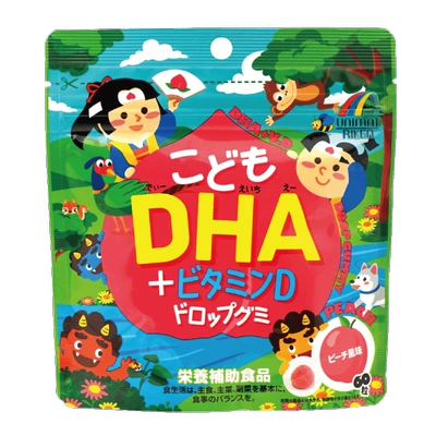 限14日当天：UNIMAT DHA+VD 儿童软糖 桃子味 9.9元 包邮（需领券，11月10日到期