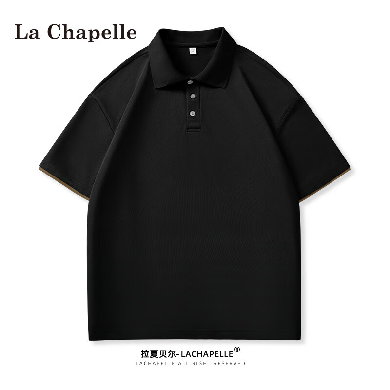 La Chapelle 拉夏贝尔 男士短袖休闲运动polo衫 59.8元（合29.9元/件）