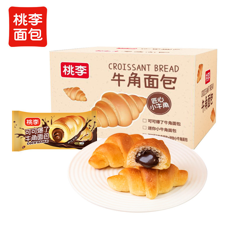 移动端：桃李 酵母面包 牛奶蛋羹味 16.9元（淘金币可抵1.2元起）