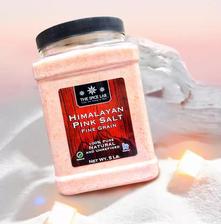 美国进口，The Spice Lab 喜马拉雅玫瑰盐 2.26kg*2罐 169.1元包邮（84.55元/罐）