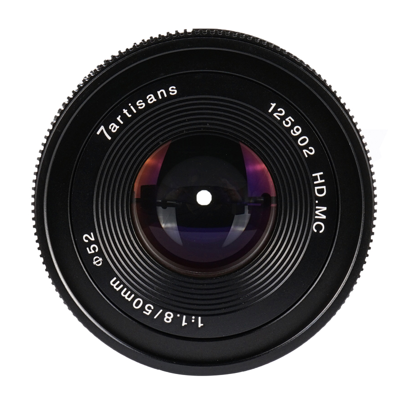 7artisans 七工匠 50mm F1.8 标准定焦镜头 索尼卡口 52mm 329元