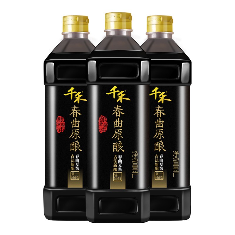 千禾 春曲原酿 酿造酱油 1.28L 10.8元