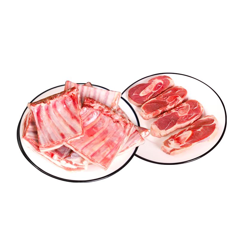 鲜京采 炖煮食材 源头直发 清真盐池滩羊肉家庭款4斤 130.1元（需用券）