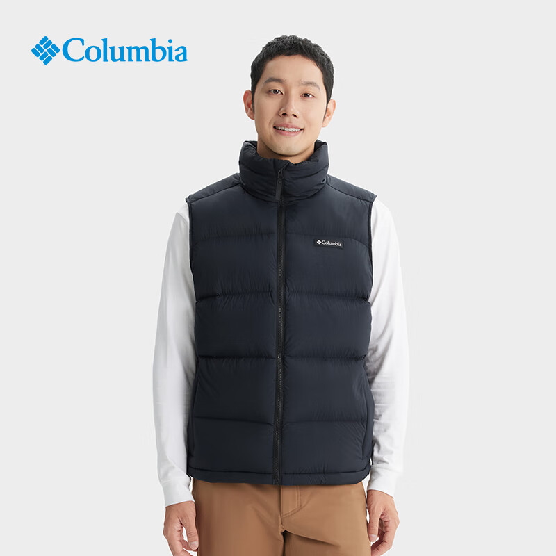 哥伦比亚 2022秋冬Columbia哥伦比亚户外羽绒服男金点热能保暖背心700蓬鹅绒羽绒马甲WE8416 009 180/96A/L 010 876元