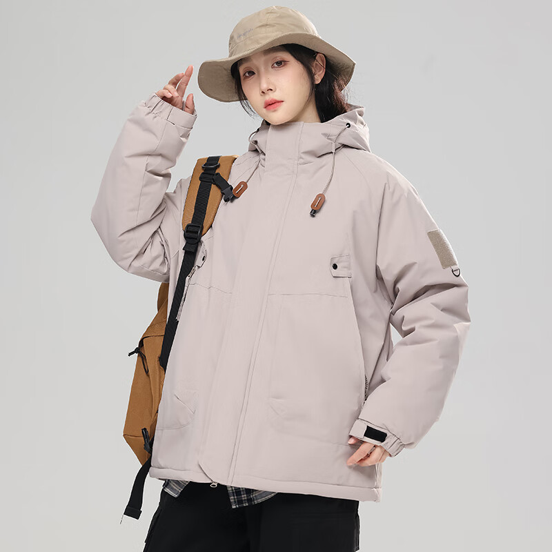 JEANSWEST OUTDOOR 真维斯 男士连帽防风冲锋衣 59.9元（需用券）