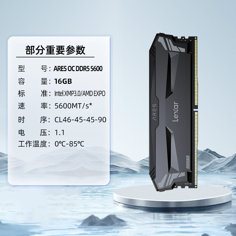 雷克沙 DDR5 6000MHz 32GB套条 台式机内存