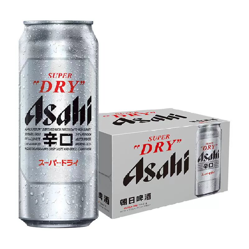 Asahi 朝日啤酒 曼城英超冠军限定ASAHI/朝日啤酒500mlx12罐 1件装 ￥61.5