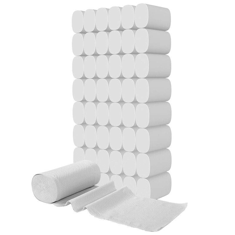 6月5日22点: 玉棉（yumian）卫生纸原木卷纸巾手纸大包厕所专用纸卫生纸厨房