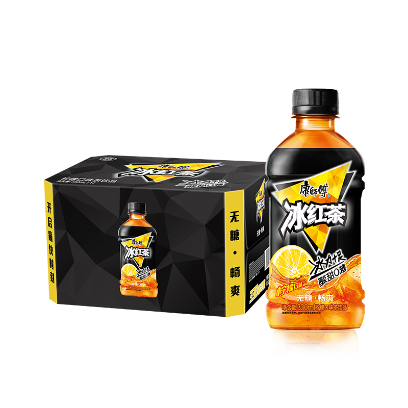 康师傅 无糖零卡 冰力无羁 冰红茶 柠檬口味 19.9元
