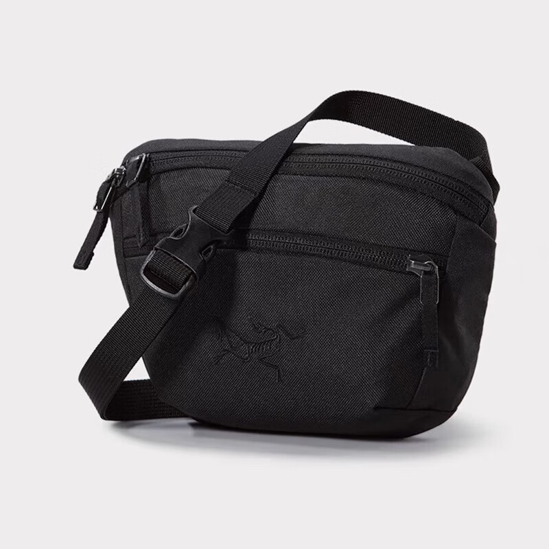 ARC'TERYX 始祖鸟 MANTIS 1 WAIST PACK 男女同款腰包刺绣鸟标斜挎包 BLACK II ￥426.55